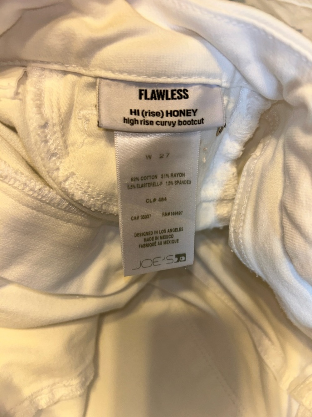 Joe’s Jeans size 27 ( flawless high rise honey) - Picture 4 of 6